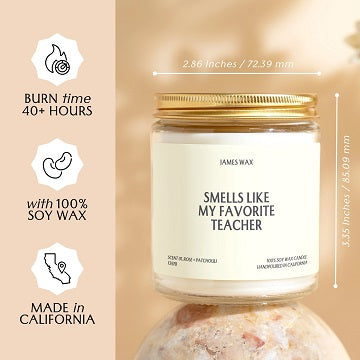 My Favorite Teacher Candle