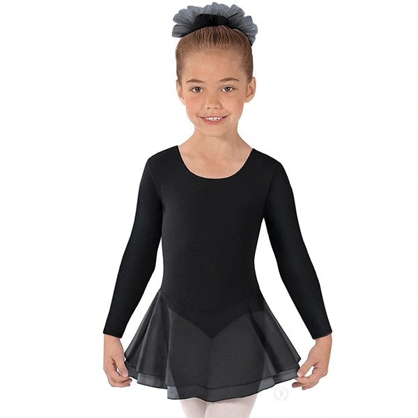 Girls Cotton Long Sleeve Dress