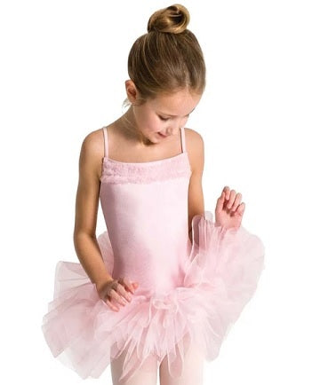 Capezio Girls Ruffle Yoke Tutu Dress 11307c