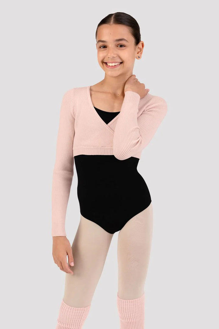 Girls Fixed Wrap Sweater
