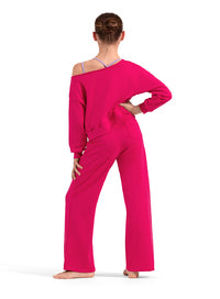Girls Wide Leg Sweatpants