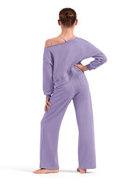 Girls Off-Shoulder Sweatshirt