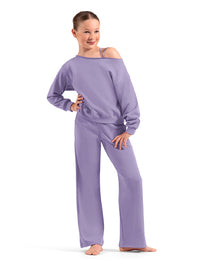 Girls Off-Shoulder Sweatshirt