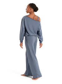 Ladies Wide Leg Sweatpant