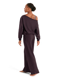 Ladies Off-Shoulder Sweatshirt
