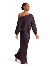 Ladies Wide Leg Sweatpant