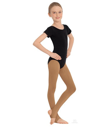 Eurotard Girl's Euroskins Stirrup Tights 217C