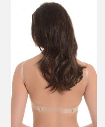 QT Intimates Women's Clear Strap Shaparee Ballet Bra 333