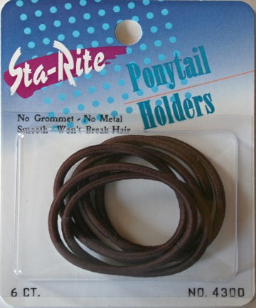 Sta-Rite Large Metal Free Pony Tail Holders 6 count 4300