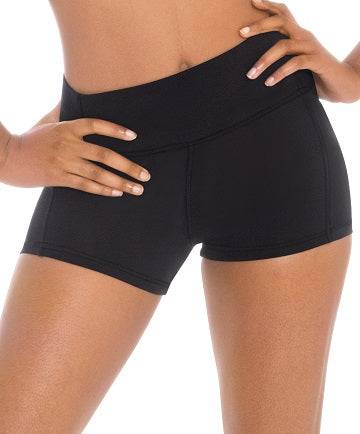 Eurotard Womens Flat Band Shorts with Tactel® Microfiber 44336
