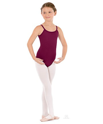 Eurotard Girl's Adjusable Convertible Strap Mircrofiber Camisole Leotard 44819C