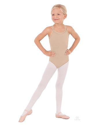 Eurotard Girl's Adjusable Convertible Strap Mircrofiber Camisole Leotard 44819C