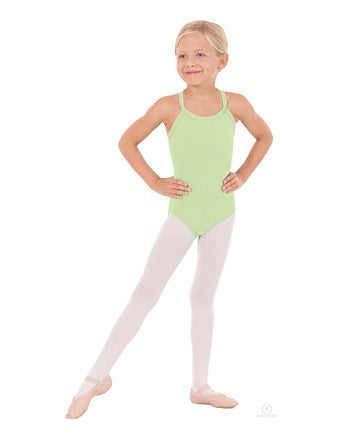 Eurotard Girl's Adjusable Convertible Strap Mircrofiber Camisole Leotard 44819C