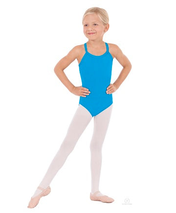Eurotard Girl's Adjusable Convertible Strap Mircrofiber Camisole Leotard 44819C
