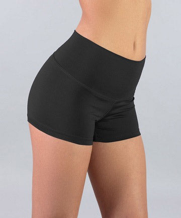 Covalent Activewear Girls Shorty Shorts with Scrunchy Assorted Colors 5106