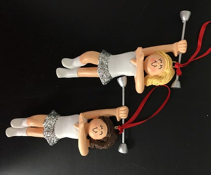 Baton Twirler Ornaments Blonde or Brunette