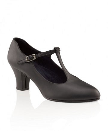 Capezio Women's 2" Heel Jr. Footlight™ T-Strap Character Shoe 750