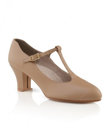 Capezio Women's 2" Heel Jr. Footlight™ T-Strap Character Shoe 750