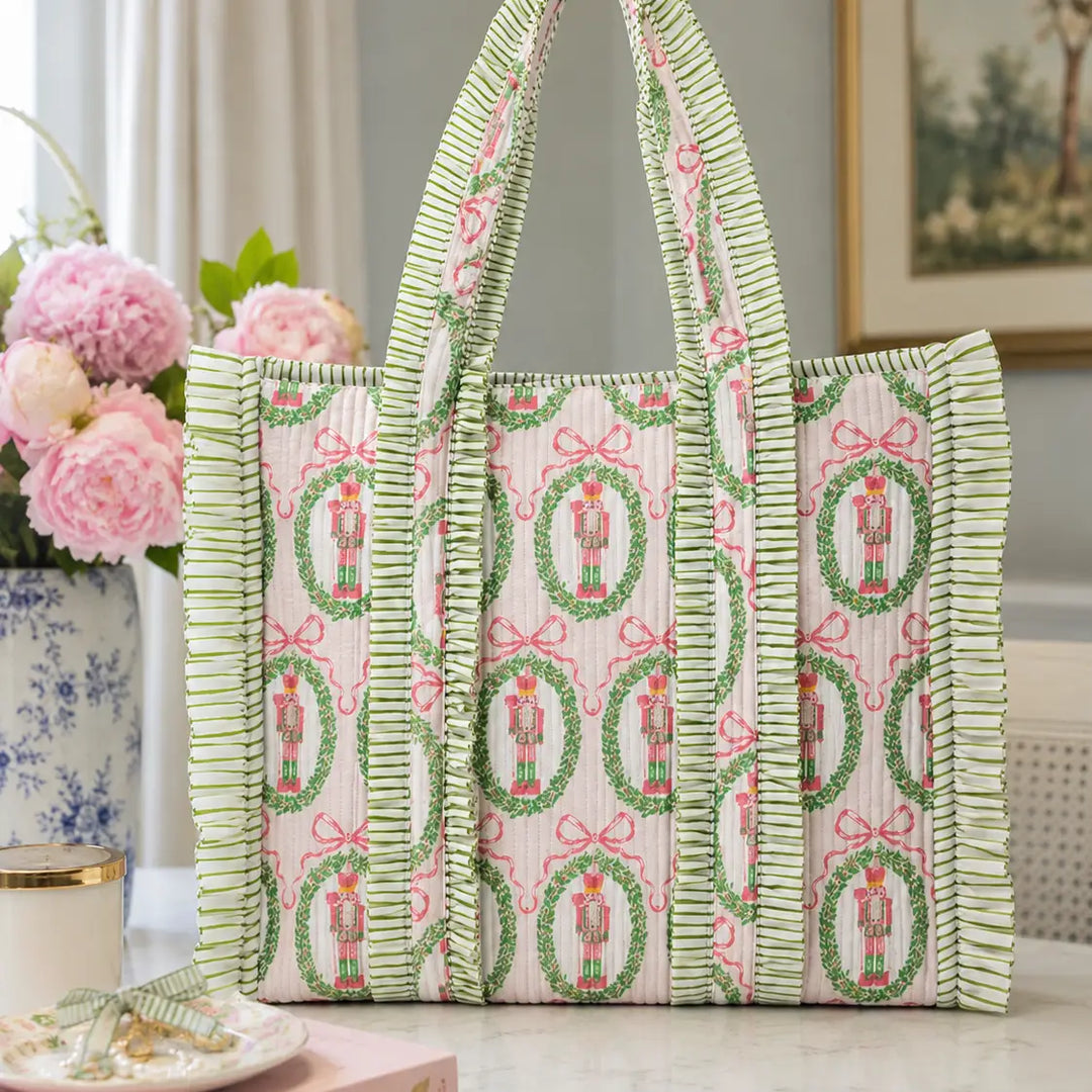 Nutcracker Quilted Tote