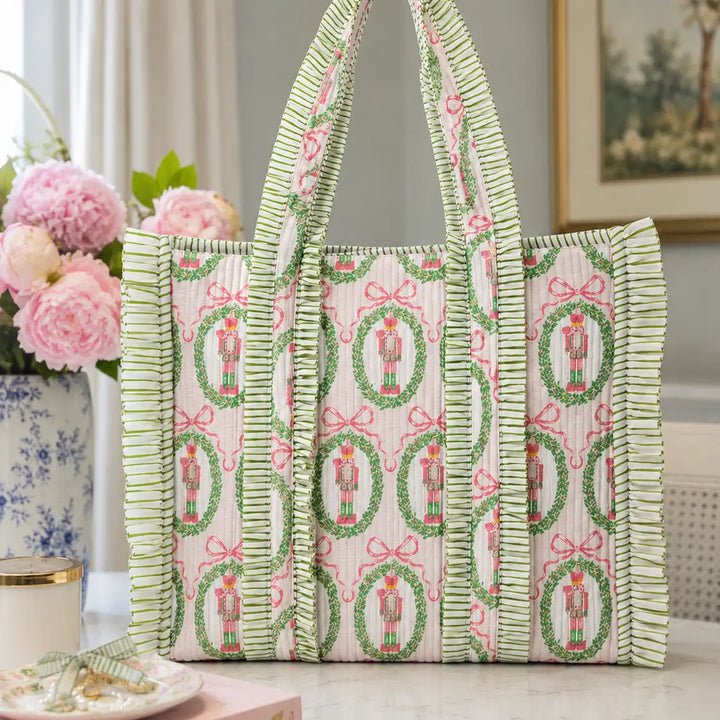 Nutcracker Quilted Tote