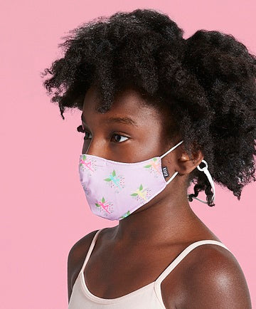 Bloch Child OSFM Printed Face Mask with Lanyard and Adjustable Ear Loops A005C