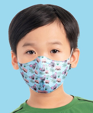 Bloch Child OSFM Printed Face Mask with Lanyard and Adjustable Ear Loops A005C