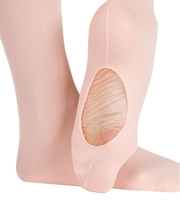 Body Wrapper's Girls Mesh Seamed Convertible Tights C45