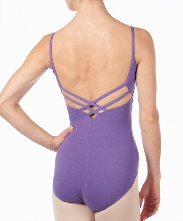 Capezio Women's V-Neck Camisole Leotard with Double Cross Back Straps CC102