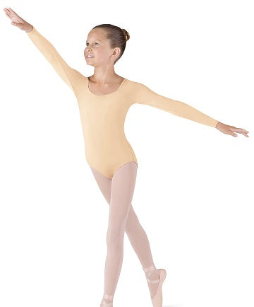 Bloch Girl's Microlux Performance Long Sleeve Leotard CL5609