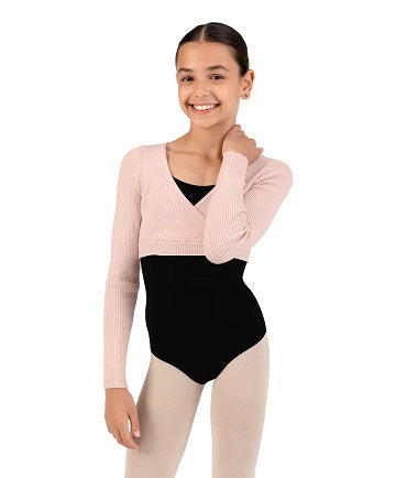 Girls Fixed Wrap Sweater