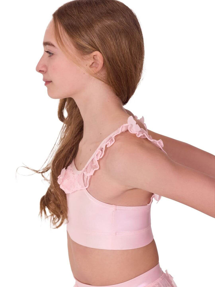 Girls Flutter Wing Top