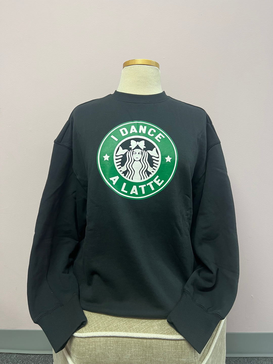 Ladies Dance A Latte Crewneck