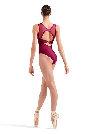 Ladies Arabesque Boat Neck Leotard