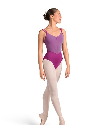 Stripe Bodice Cami Leotard