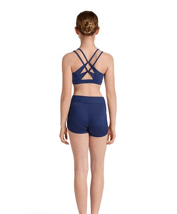 Girls Rusched Side Short