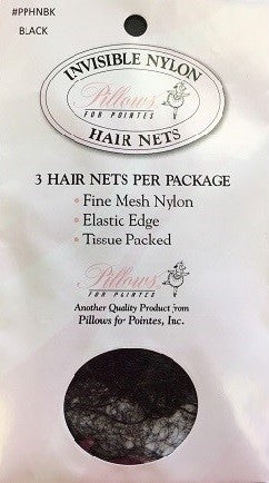 Pillows for Pointes Hair Nets 3 count