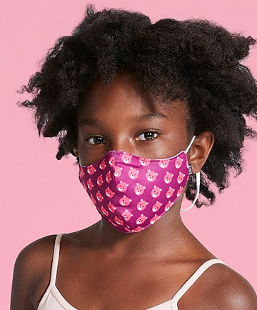 Bloch Child OSFM Printed Face Mask with Lanyard and Adjustable Ear Loops A005C