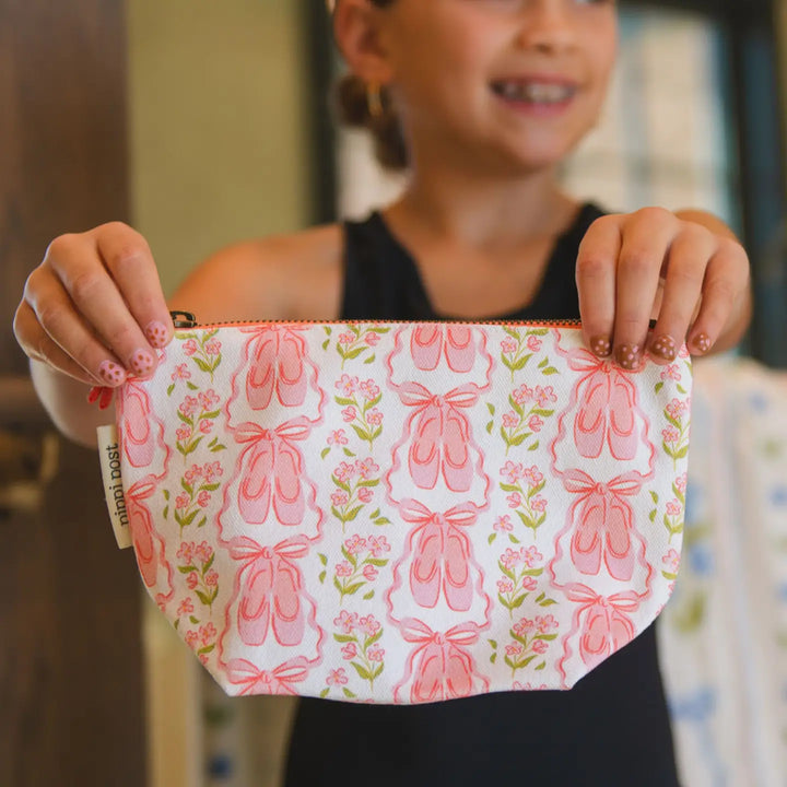 Ballet Slippers Canvas Pouch