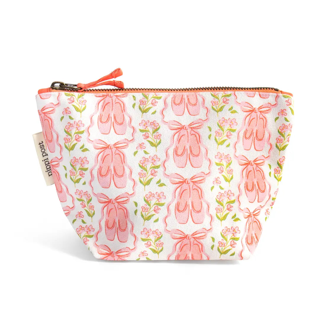 Ballet Slippers Canvas Pouch