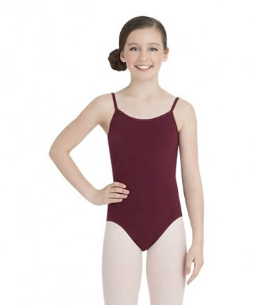 Capezio Girl's Cotton Classics Adjustable Strap Camisole Leotard CC100C