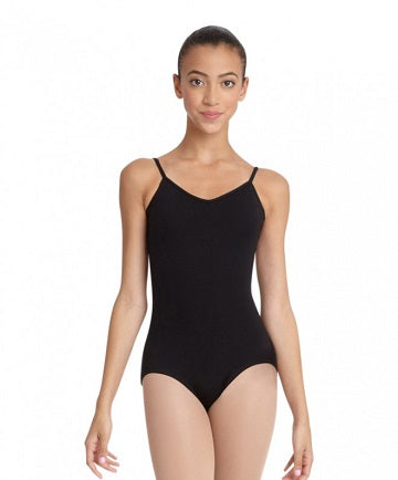 Capezio Women's V-Neck Camisole Leotard with Double Cross Back Straps CC102