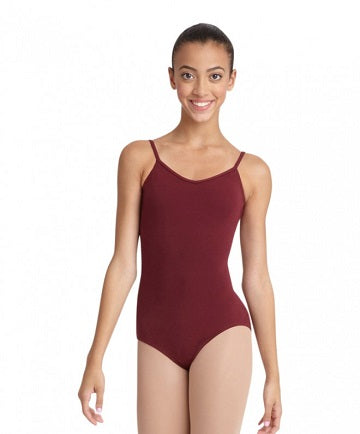 Capezio Women's V-Neck Camisole Leotard with Double Cross Back Straps CC102