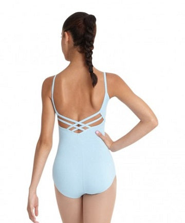 Capezio Women's V-Neck Camisole Leotard with Double Cross Back Straps CC102