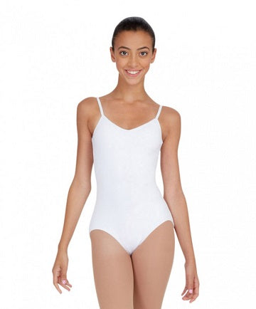 Capezio Women's V-Neck Camisole Leotard with Double Cross Back Straps CC102