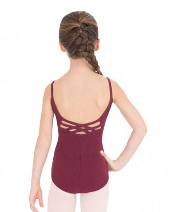 Capezio Girl's V-Neck Camisole Leotard with Double Cross Back Straps CC102C
