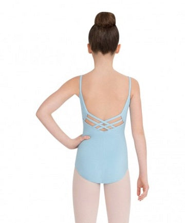 Capezio Girl's V-Neck Camisole Leotard with Double Cross Back Straps CC102C