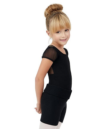 Girls Fold Over Knit Boy Shorts by Harmonie for Capezio CK10950c