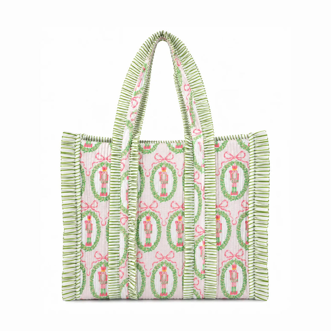 Nutcracker Quilted Tote