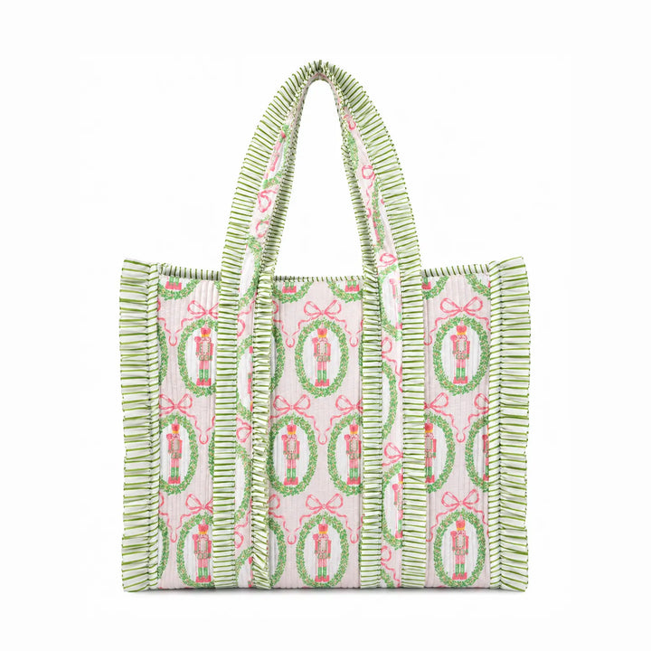 Nutcracker Quilted Tote