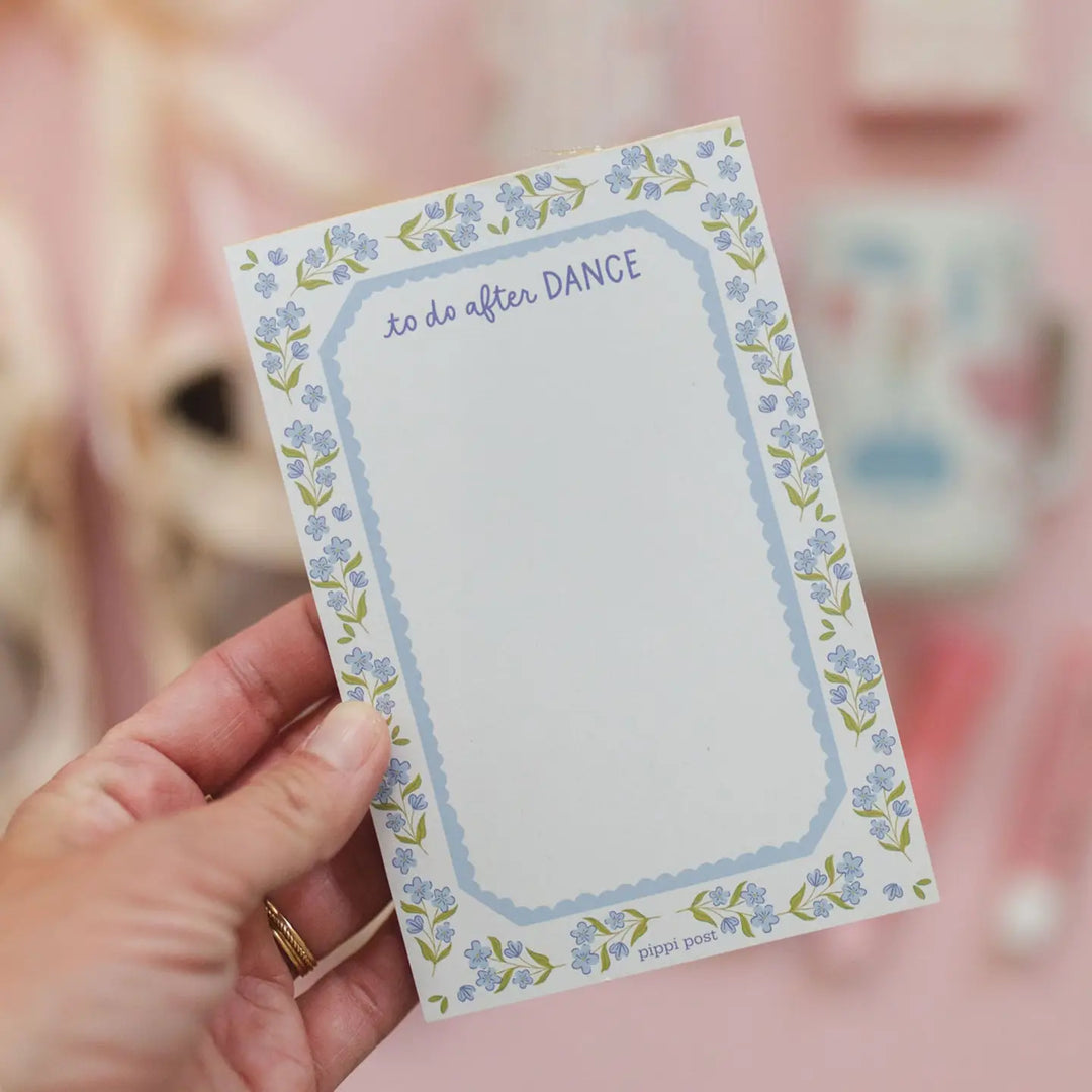 To Do After Dance Notepad